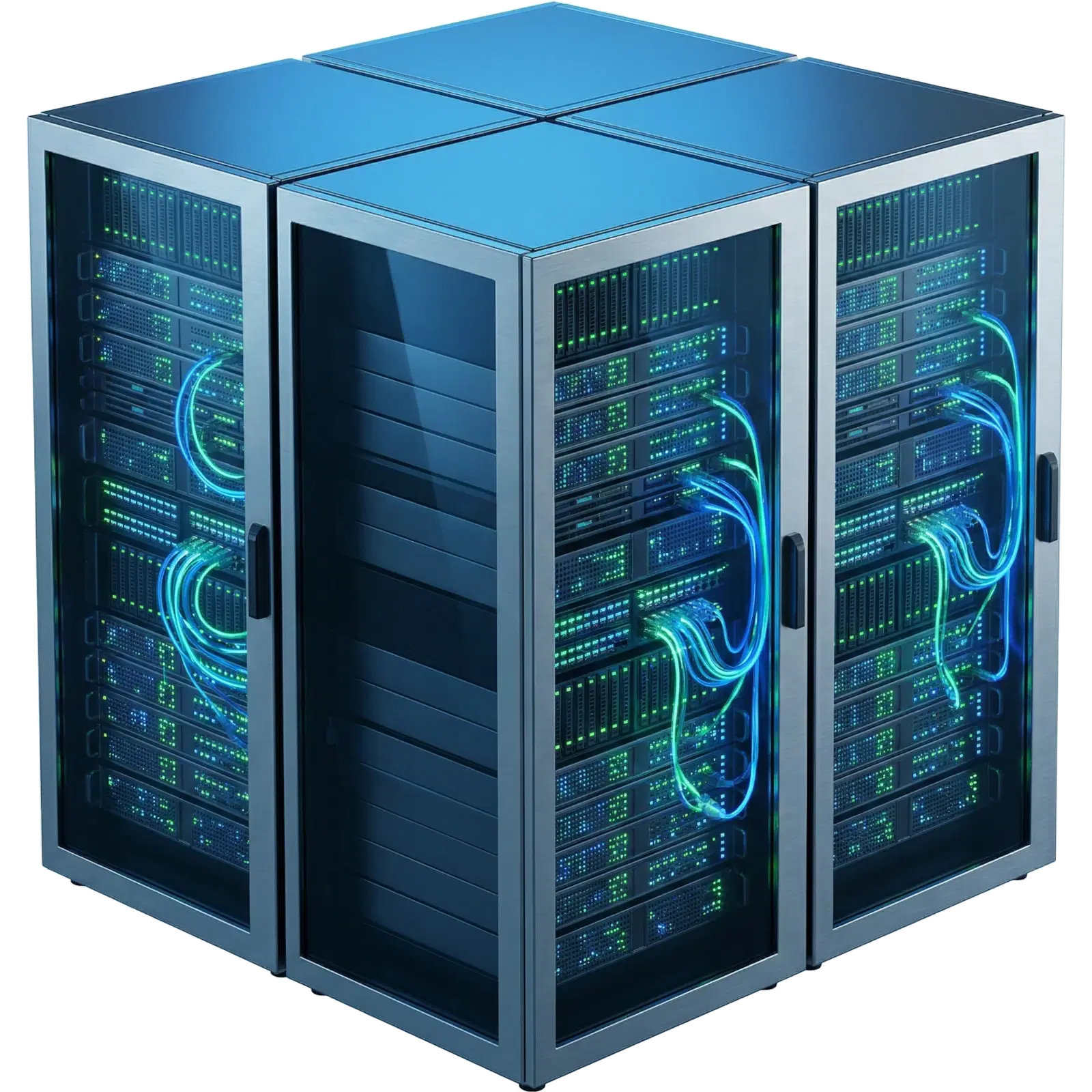 Isometric server and IT infrastructure hardware