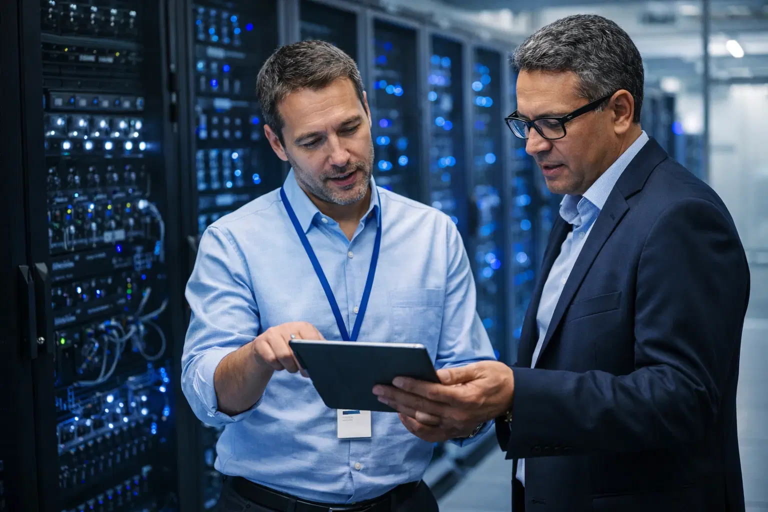 Data center professionals and IT infrastructure